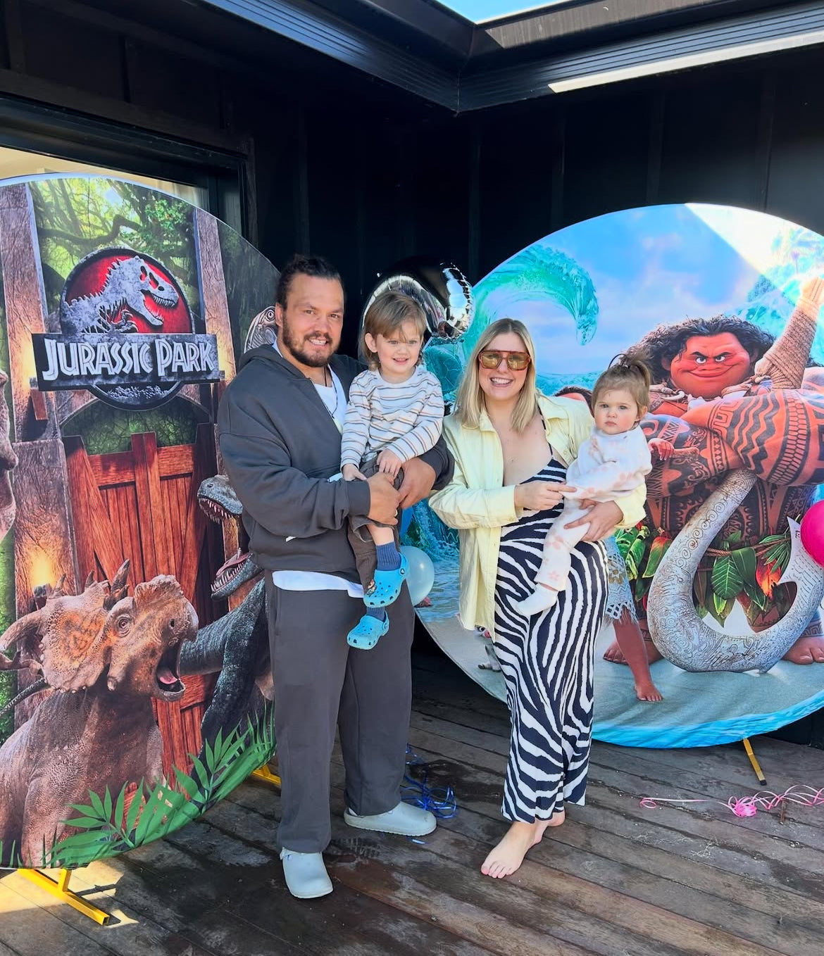 Moana + Frozen Backdrop