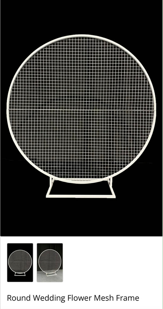 Round Mesh Frame