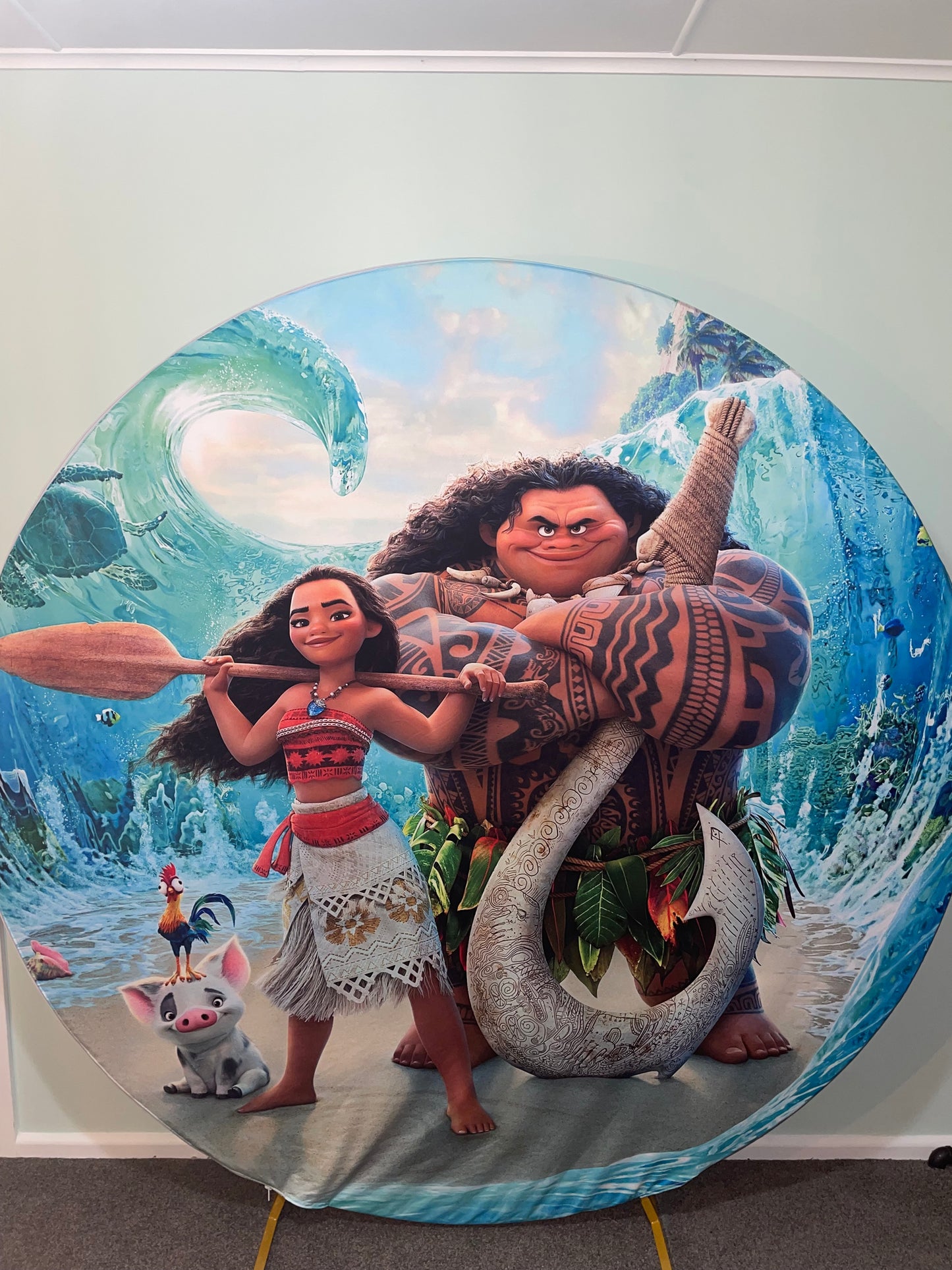 Moana + Frozen Backdrop